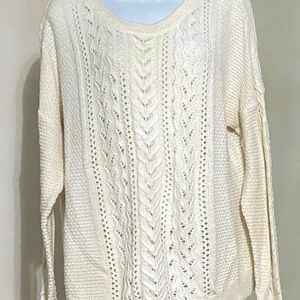 Old Navy Cream Pullover Sweater